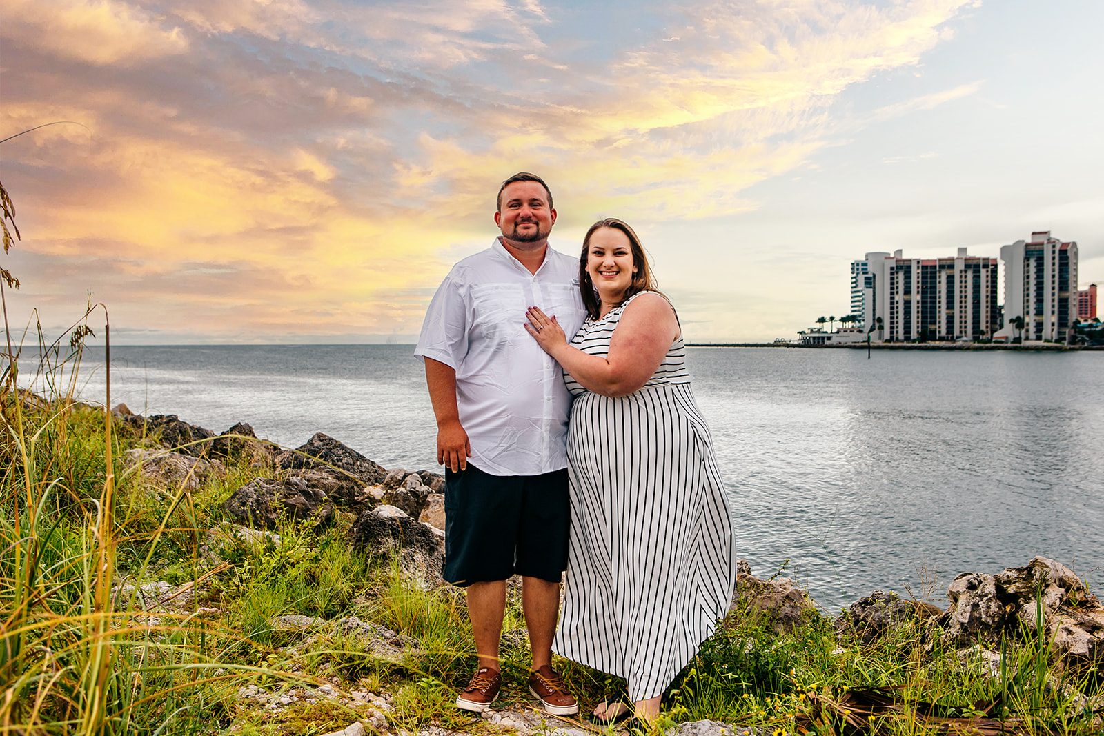 Kasey + Amber - Engagement at Sand Key Beach Clearwater