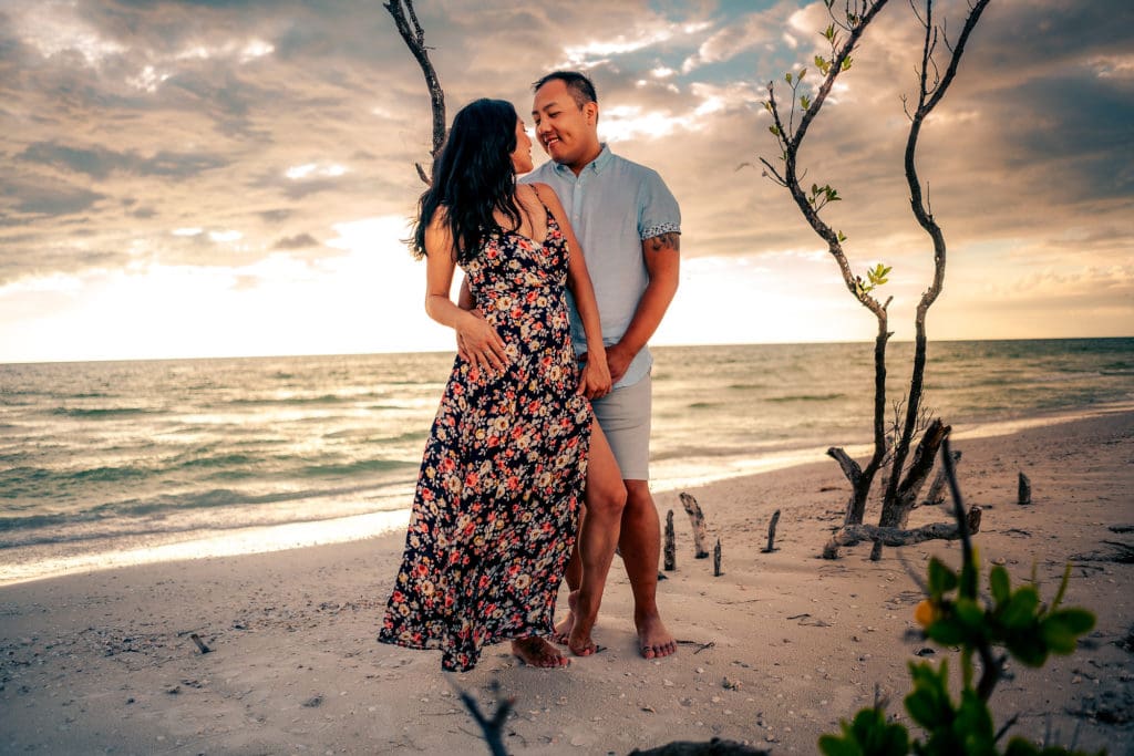 Couple Session at Honeymoon Island State Park - Dunedin