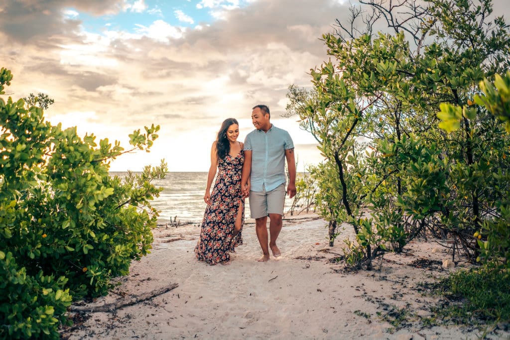 Couple Session at Honeymoon Island State Park - Dunedin